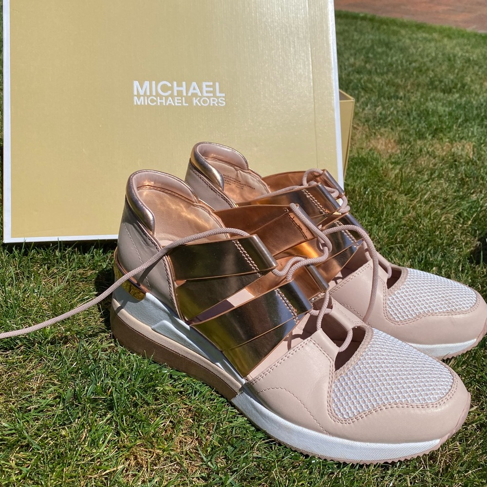 Michael Kors Olympia Trainer Leather - Picture 2 of 6